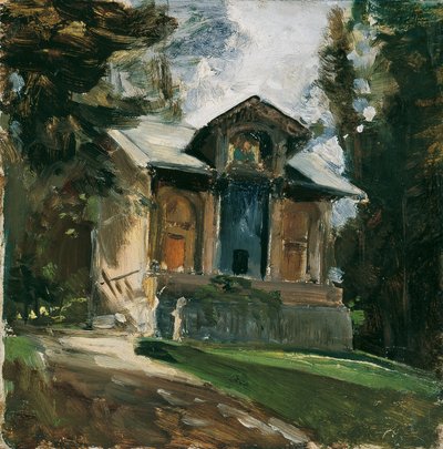 Ressam Heinrich von Angeli'nin Reichenau'daki stüdyosu by Emil Jakob Schindler