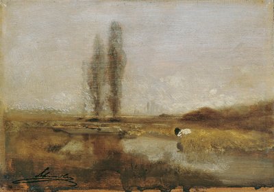 Lundenburg yakınlarındaki Moorland by Emil Jakob Schindler