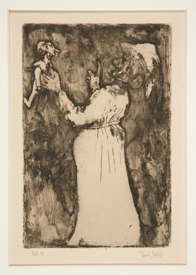 Küçük Kukla, Fantezilerden 7. plaka (Fantezi) by Emil Nolde