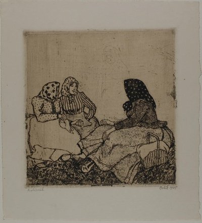 üç kadın by Emil Orlik