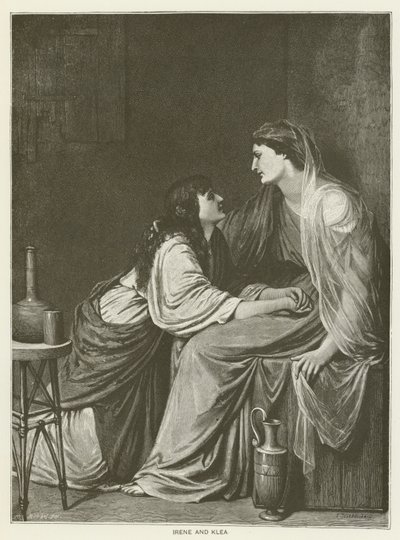 Irene ve Klea by Emil Teschendorff