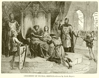 Feodal Hizmet Töreni by Emile Antoine Bayard