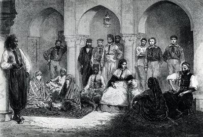 Bayan Tinne, Evi Personeliyle birlikte, Cezayir, 