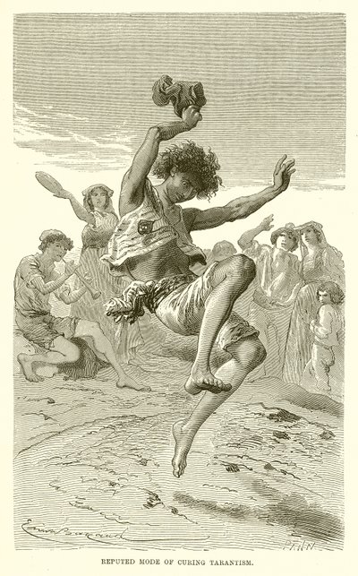 Reputed mode of Curing Tarantism  by Emile Antoine Bayard