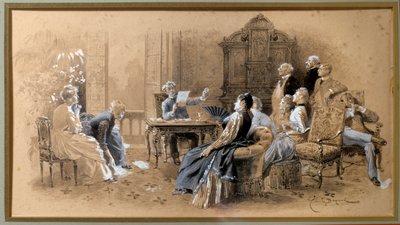 Yazar Alexandre Dumas Jr. (1824-1895), Lavis d
