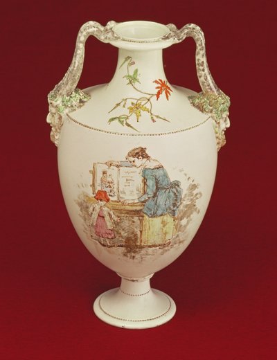 Wedgwood vazo, 19. yüzyıl sonu by Emile Aubert Lessore