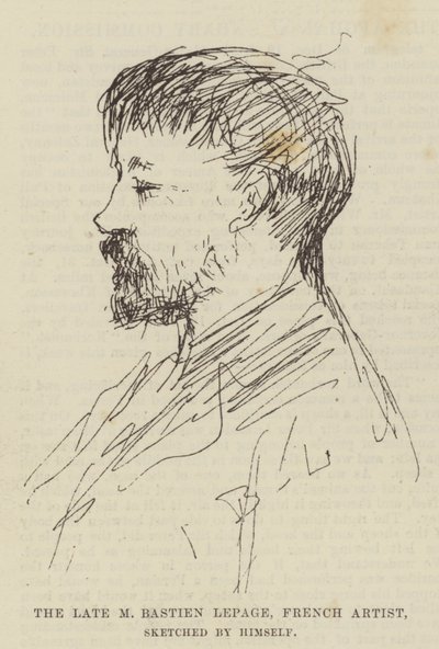 Merhum M Bastien Lepage, Fransız Sanatçı by Emile Bastien Lepage