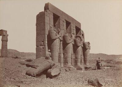 Thebes, Ramasseum Tapınağı, Parçalanmış Dev Heykel, 1870