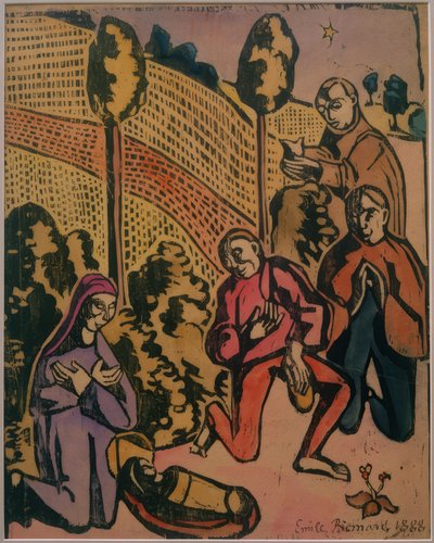 Çobanların hayranlığı by Emile Bernard