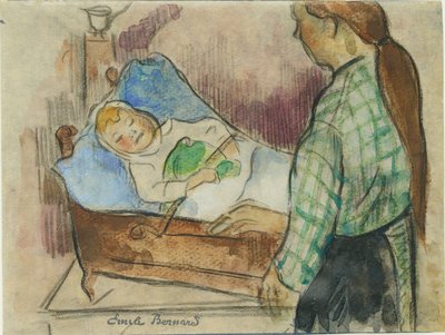 uyku zamanı by Emile Bernard