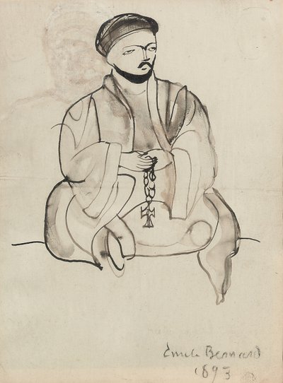 Kıpti rahip, 1893 by Emile Bernard