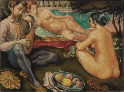 Aşk Mahkemesi, 1890 by Emile Bernard