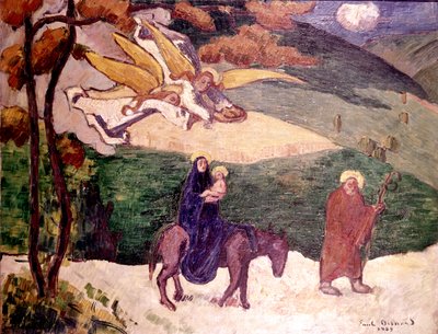 Mısır'a uçuş by Emile Bernard