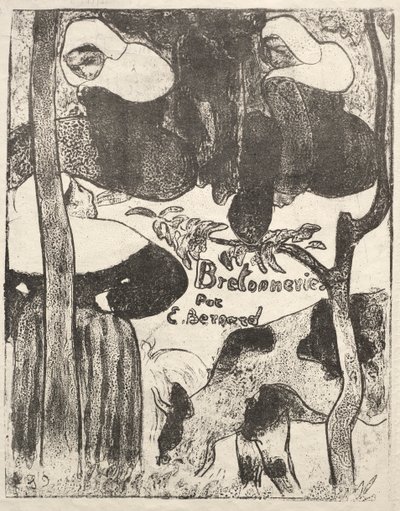 Les Bretonneries: Başlık Sayfası by Emile Bernard