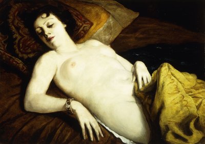 Bileklik ile Çıplak Uyku; Nu Couche au Bilezik, 1930 by Emile Bernard