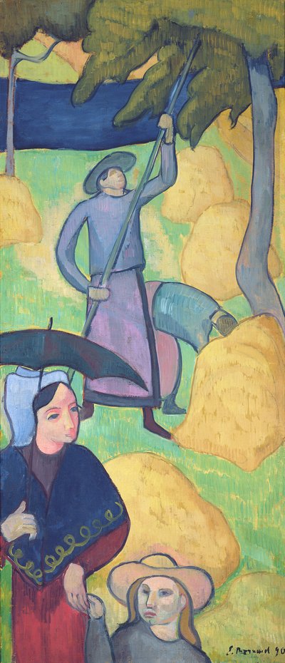 The Apple Harvest, 1890  by Emile Bernard