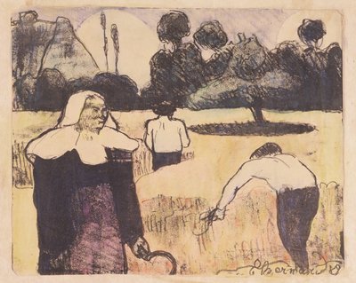 Biçerdöver, 'Les Brettoneries' serisinden by Emile Bernard