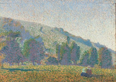 Bir çayırda iki Breton kadın, 1886 by Emile Bernard