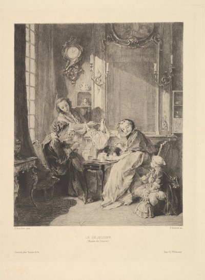 Kahvaltı, 1897. by Emile Boilvin