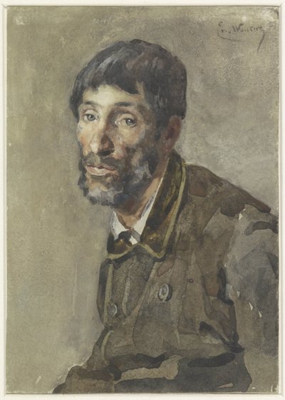 Bir adamın portresi by Emile Charles Wauters