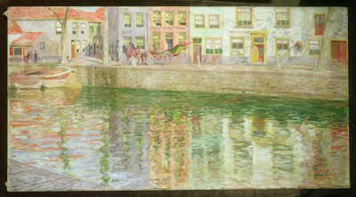 Kanalın Karşısı, 1900 by Emile Claus