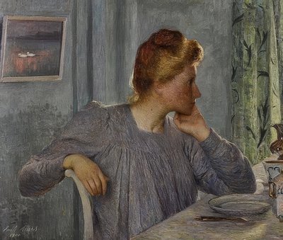 Bayan. 1900 by Emile Claus