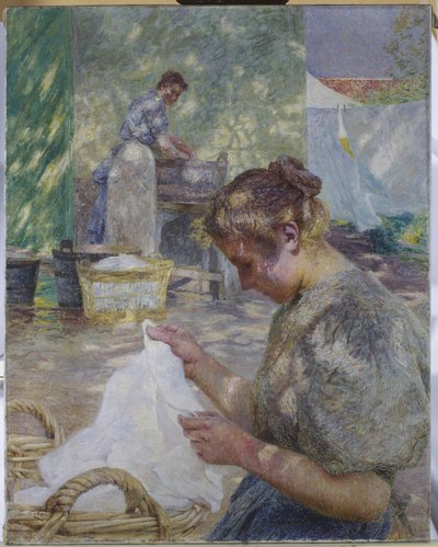Güneşli gün by Emile Claus