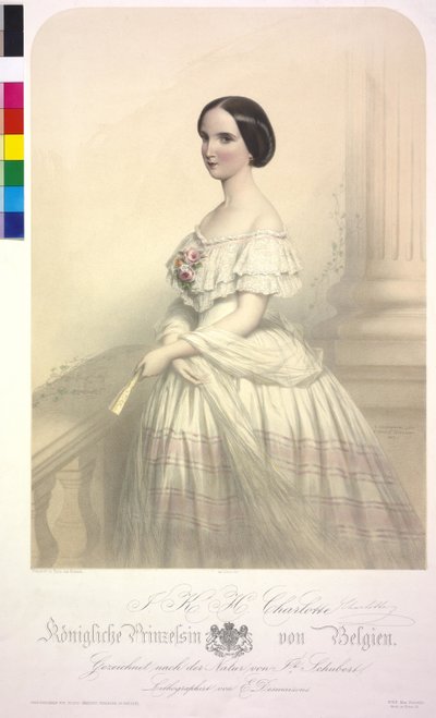 Belçika Kraliyet Prensesi I. K. H. Charlotte by Emile Desmaisons