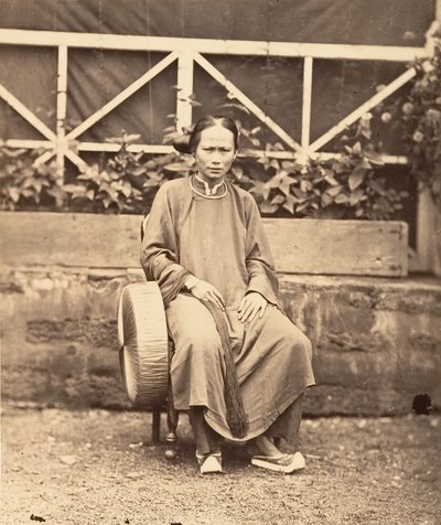 Annamite kadın, Saygon, Cochinchina, 1866. by Emile Gsell