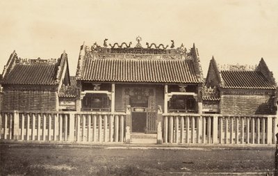 Çin Şehir Pagodası, 1866. by Emile Gsell