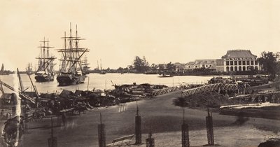 Imperial Messageries, 1866 kuruluşunun görünümü. by Emile Gsell