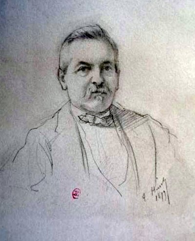 Félix Roguet (1823-1888) (A05) by Emile Hirsch