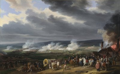 Jemappes savaşı. 1821 by Emile Jean Horace Vernet