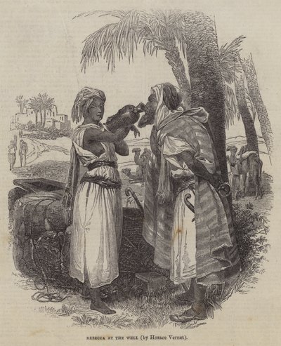 Kuyudaki Rebecca by Emile Jean Horace Vernet