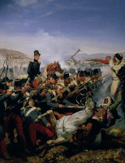 Somah Savaşı, 1839 by Emile Jean Horace Vernet
