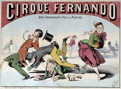Cirque Fernando - Poster Lévy tarafından, 19. yüzyıl sonu Cirque Fernando - Poster Lévy tarafından, 19. yüzyıl sonu by Emile Levy
