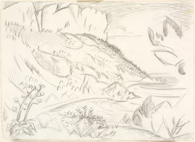 Cap Canaille ve Cassis. by Emile Othon Friesz
