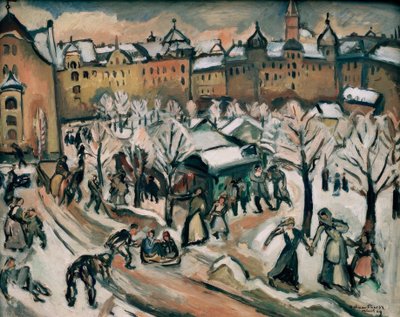 Neige ve Münih by Emile Othon Friesz