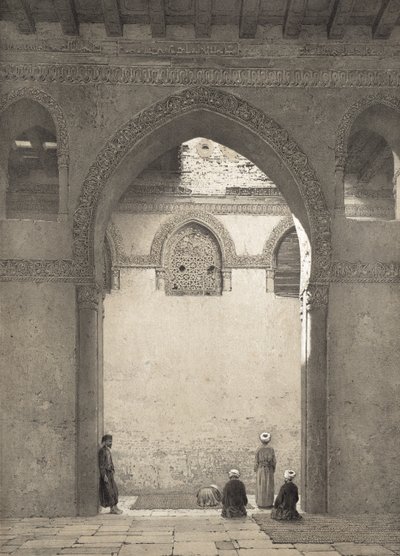 Mosquee DAhmed-Ibn-Toulon, Philippe Benoist (1813-1905) 1877 tarafından oyulmuş by Emile Prisse dAvennes