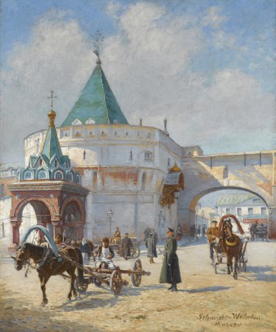 Moskova manzarası by Émile Schmidt Wehrlin