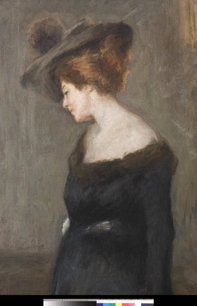 Bir Hanımefendinin Portresi, 1903 (3496727 detayı) by Emilio Gola