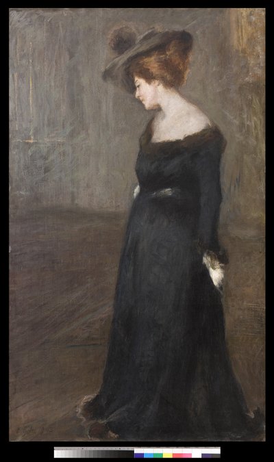 Bir Hanımefendinin Portresi, 1903 by Emilio Gola