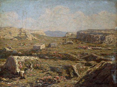 kayalık manzara by Emilio Longoni