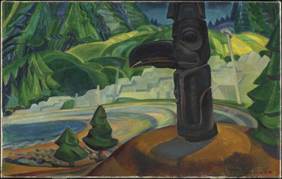 Skidegate, Graham Adası, Britanya Kolumbiyası by Emily Carr