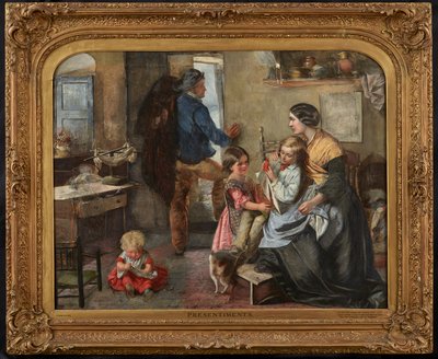 Presentiments (tuval üzerine yağlıboya) by Emily Mary Osborn