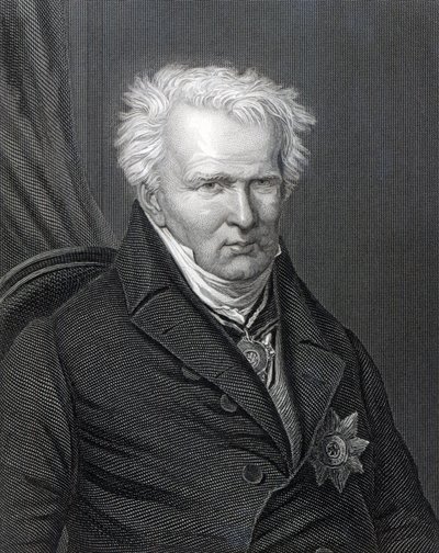 Alexander von Humboldt, C. Cook tarafından oyulmuş by Emma Gaggiotti Richards