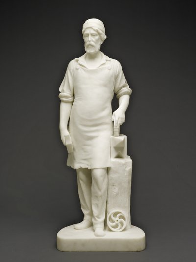 Makinist, c.1859 (mermer) by Emma Stebbins