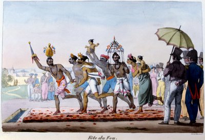 Ateş Festivali, Hindistan, 19. yüzyılın ortaları by Emmanuel Adolphe Midy