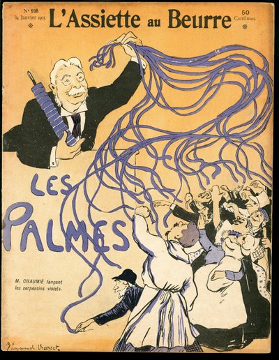 “L’Plate au beurre”” Kapağı, Renklerde Hiciv by Emmanuel Barcet