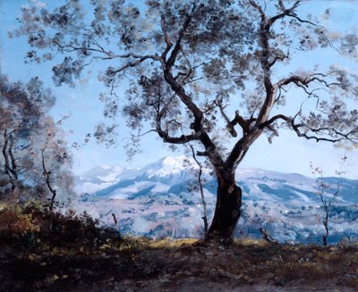 Menton çevresi, Roquebrune yakınlarında, 1892 by Emmanuel Lansyer